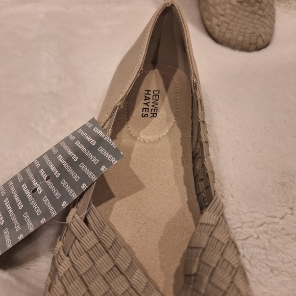 Dener Hayes Tamika Woven Elastic Flats - Picture 2 of 3
